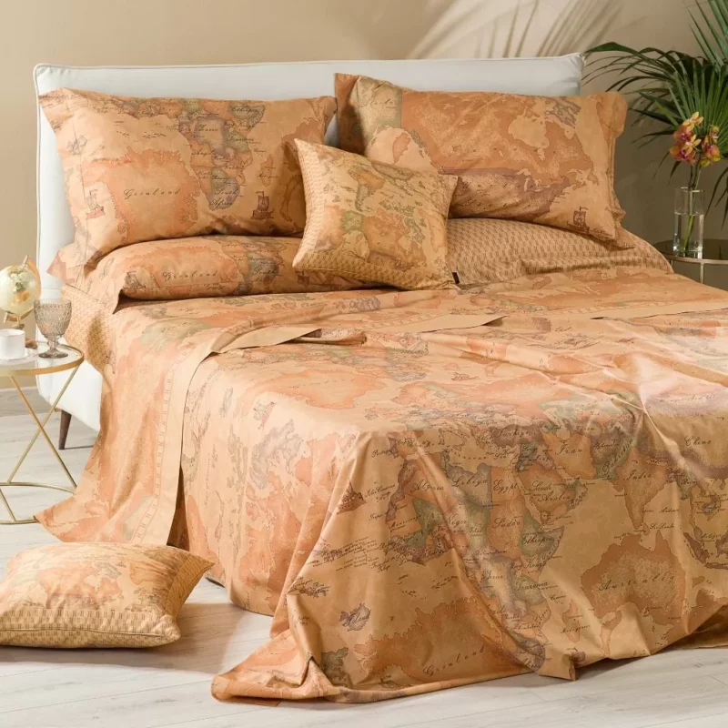 Completo lenzuola copriletto Geo Classic Alviero Martini Prima Classe
